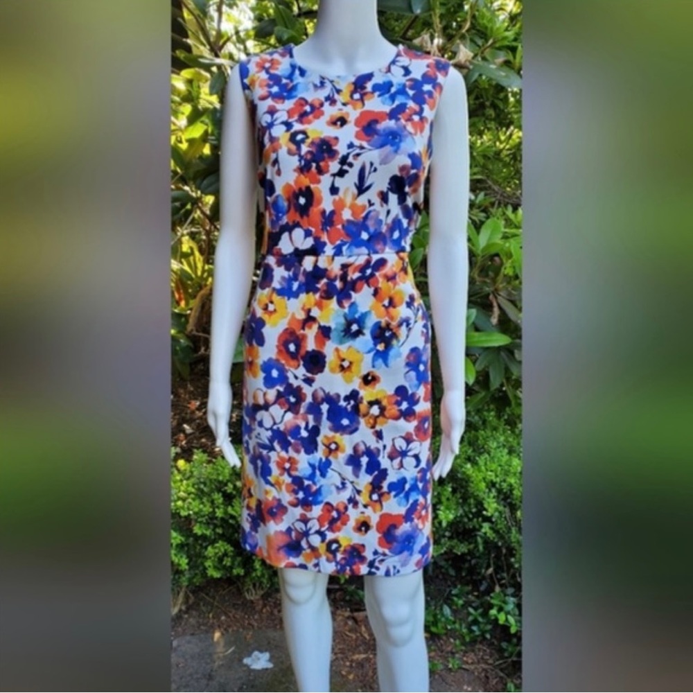 Lands’ End floral dress with pockets